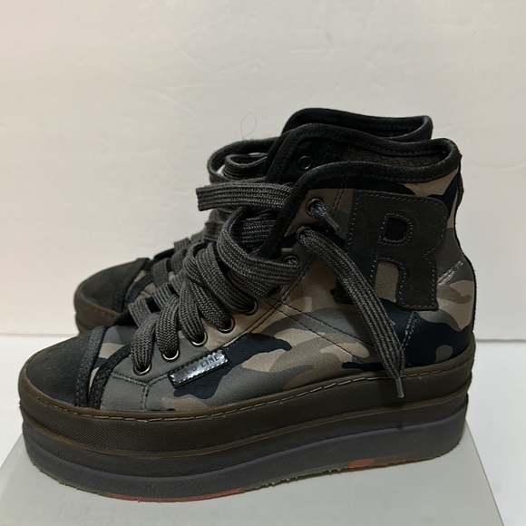 Brand new in box Rico Line Melody thunder Army Militare platform sneakers Sz 35 - Picture 4 of 9